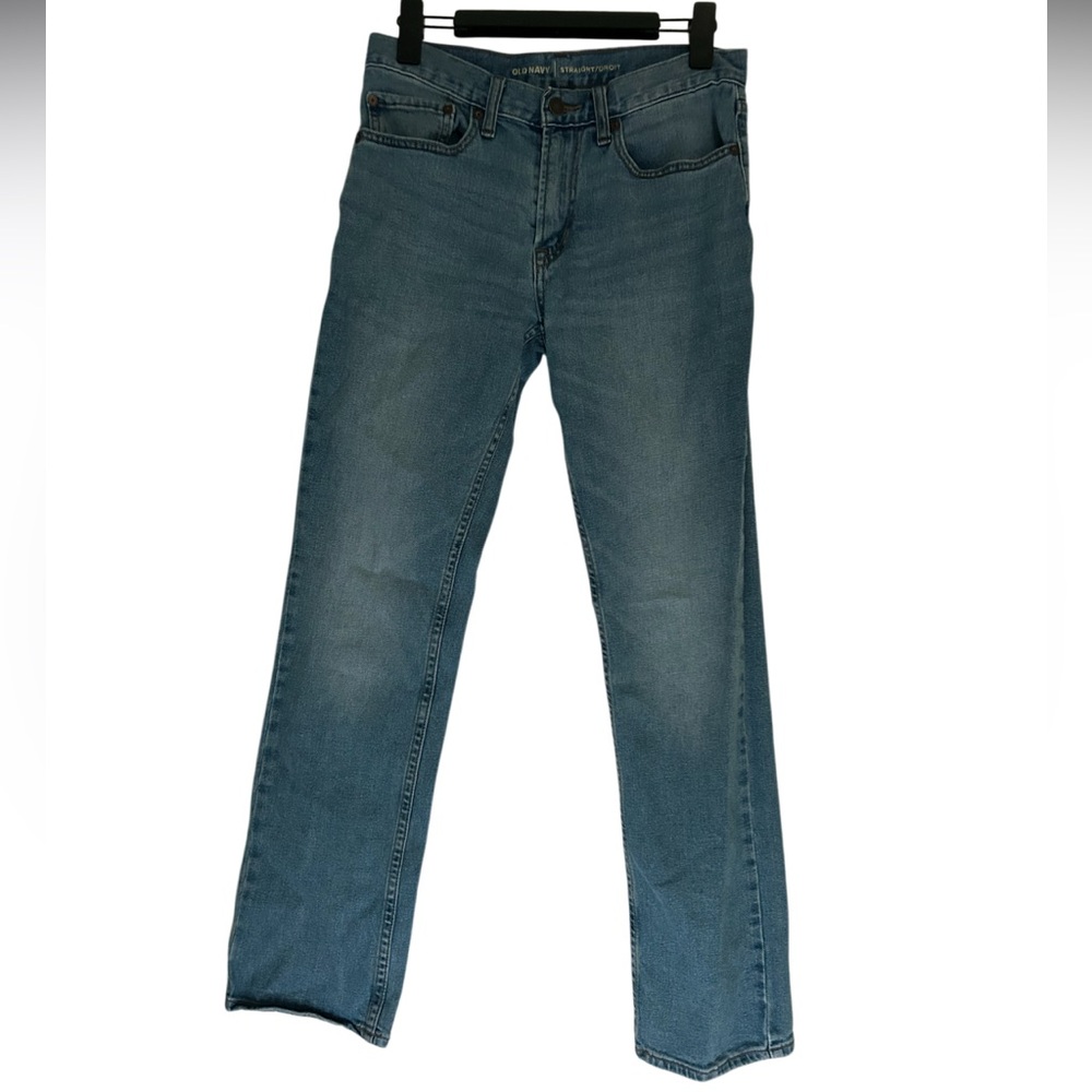 Men’s Straight Jeans - Light Wash